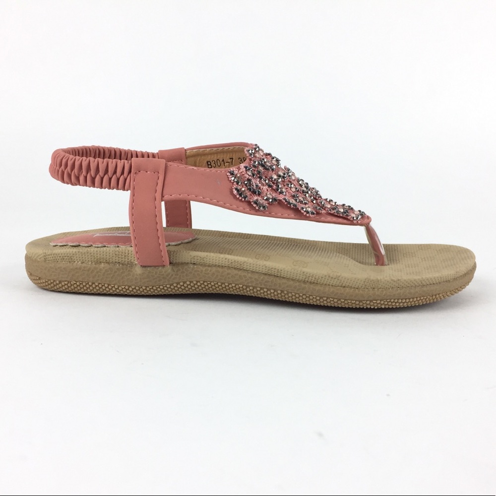 New Embellished Pink Sandal